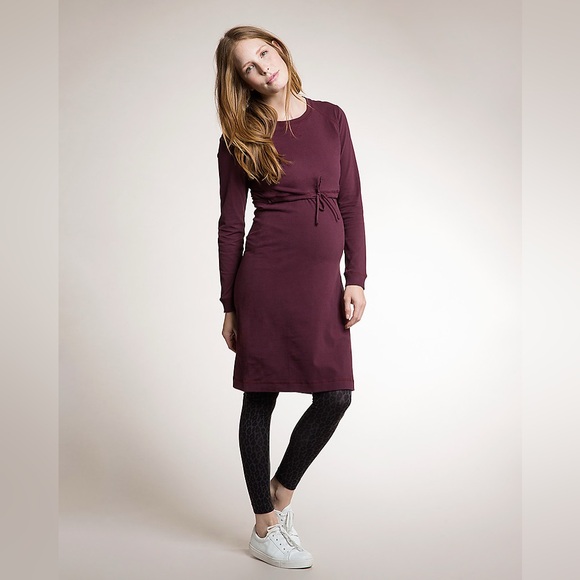 Boob Design b Warmer Sweatshirt Dress size Small Maternity Nursing - Picture 1 of 6